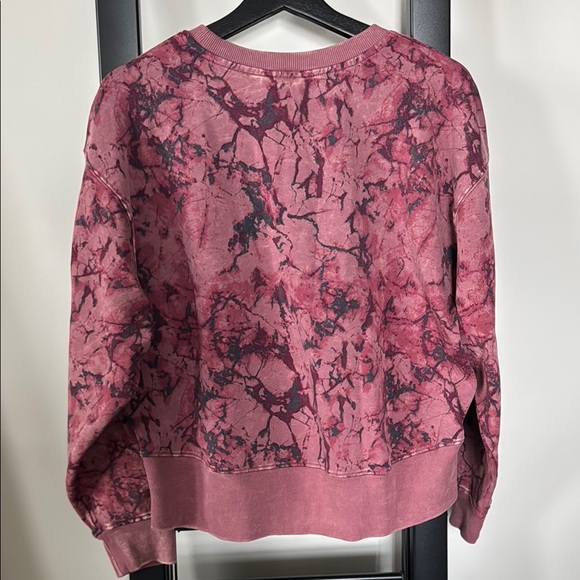 JoyLab Pink Marble Sweatshirt - Picture 2 of 6